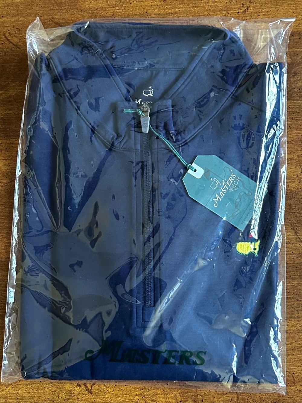 2026 Masters Navy Quarter Zip - Men's Size Large